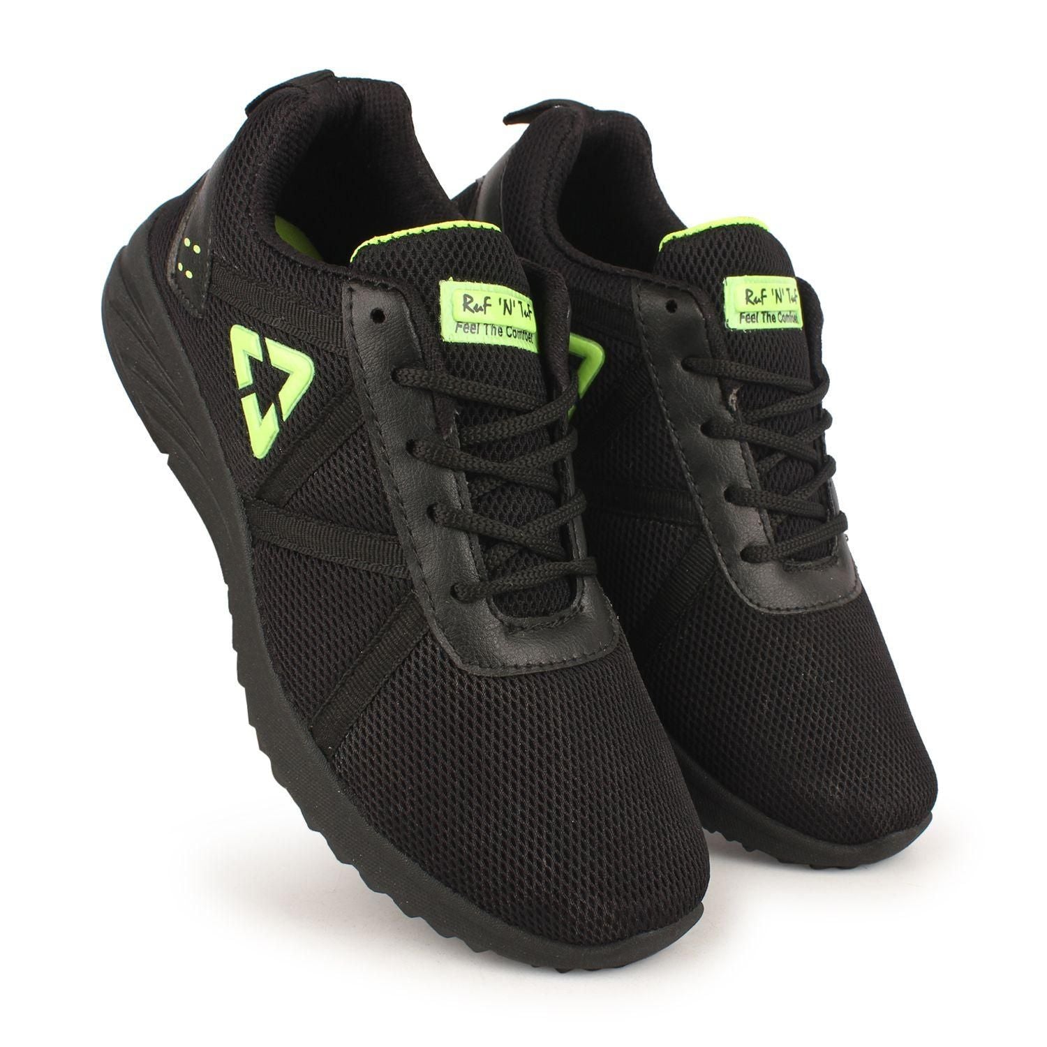 Monex New Latest Full-Black Shoes For Mens