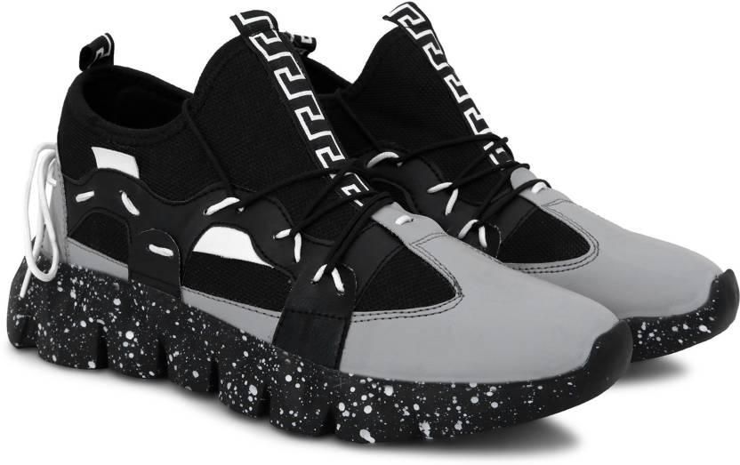 Running sneakers for men and boys Sneakers For Men (Black)