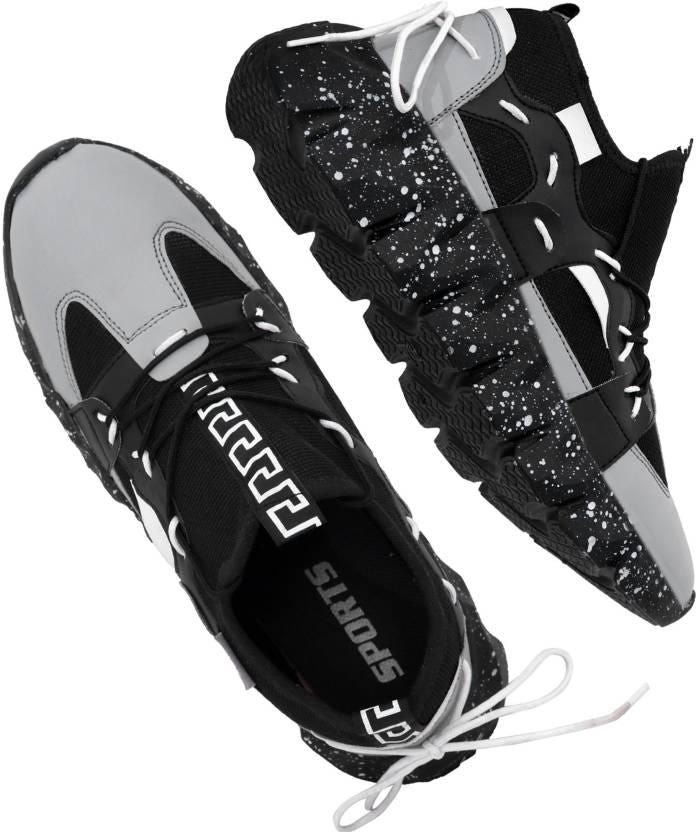 Running sneakers for men and boys Sneakers For Men (Black)