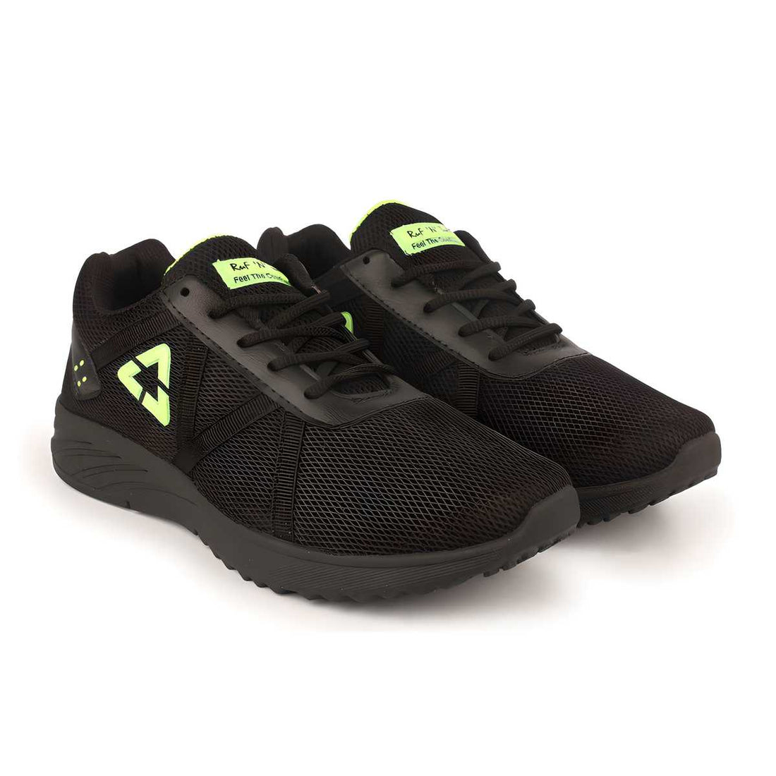 Monex New Latest Full-Black Shoes For Mens
