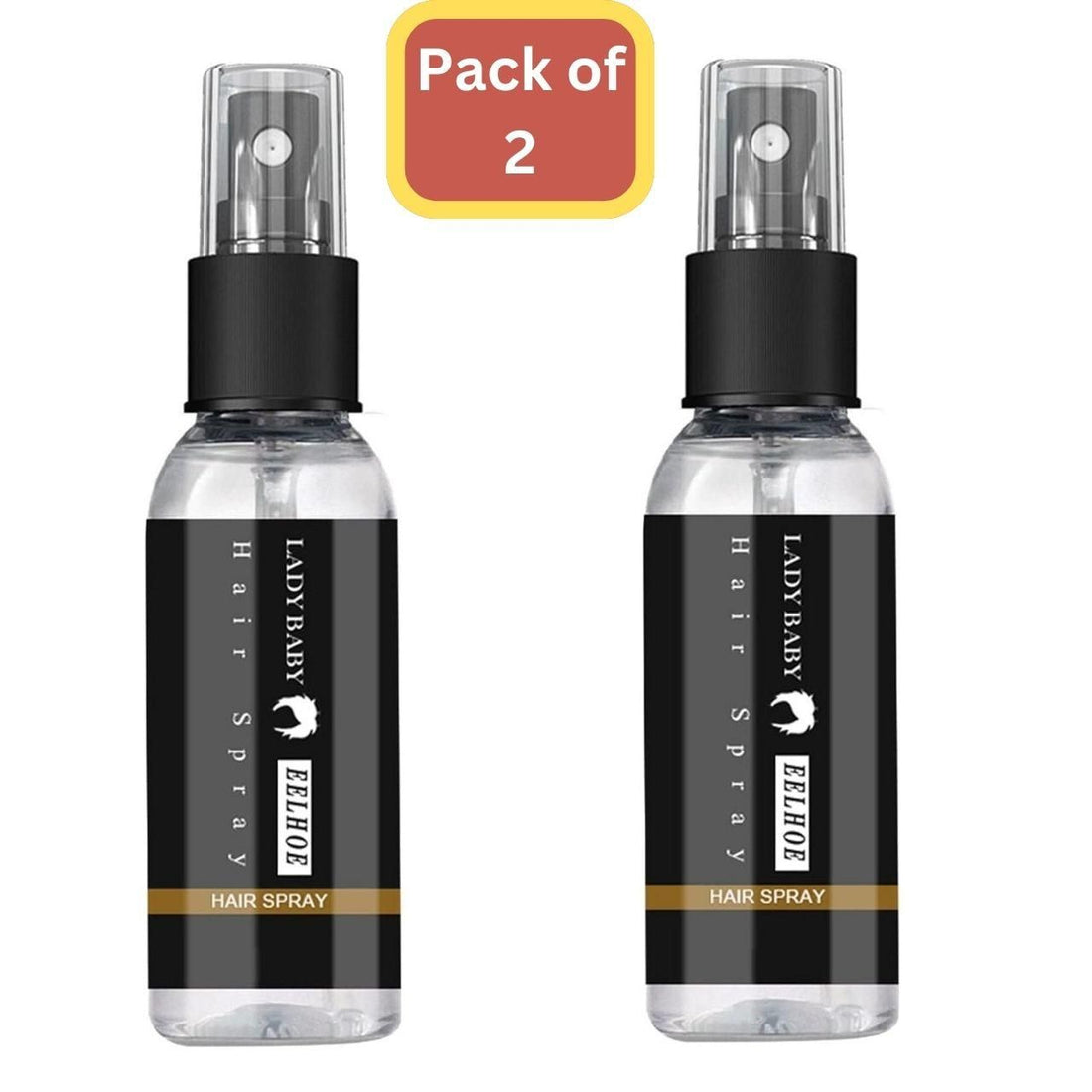 Non-Greasy &amp; Non-Sticky Magic Hair Spray (Pack of 2)