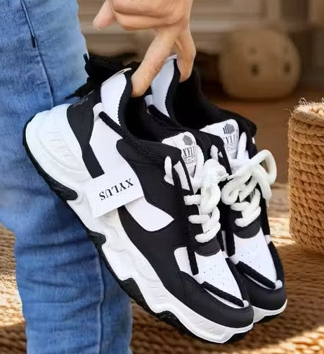 Stylish Casual for Men | Durable and Trendy Shoes | Sporty and Casual Look | Classic White | Fashionable Footwear for Boys