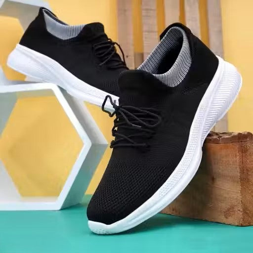 Mens Black Latest Stylish Lightweight Outdoor Sports Shoes, Running Shoes, Shoes For Men, Jogging Shoes, Casual Shoes, Walking, Sneakers, Suse Boy, Joota, Jata, Jute, Shuse, Shoose, Juta, Shoe Man and Male
