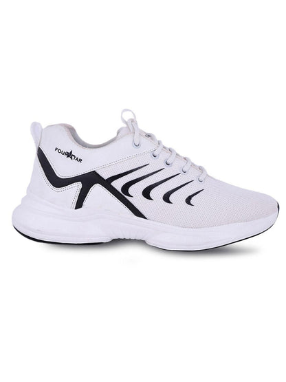 Rvy Men Black Lace-up Sport Shoes