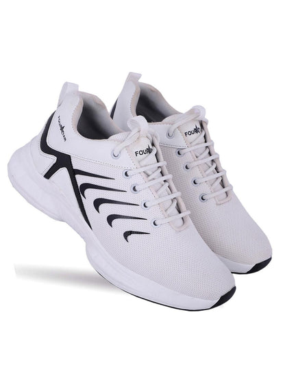 Rvy Men Black Lace-up Sport Shoes