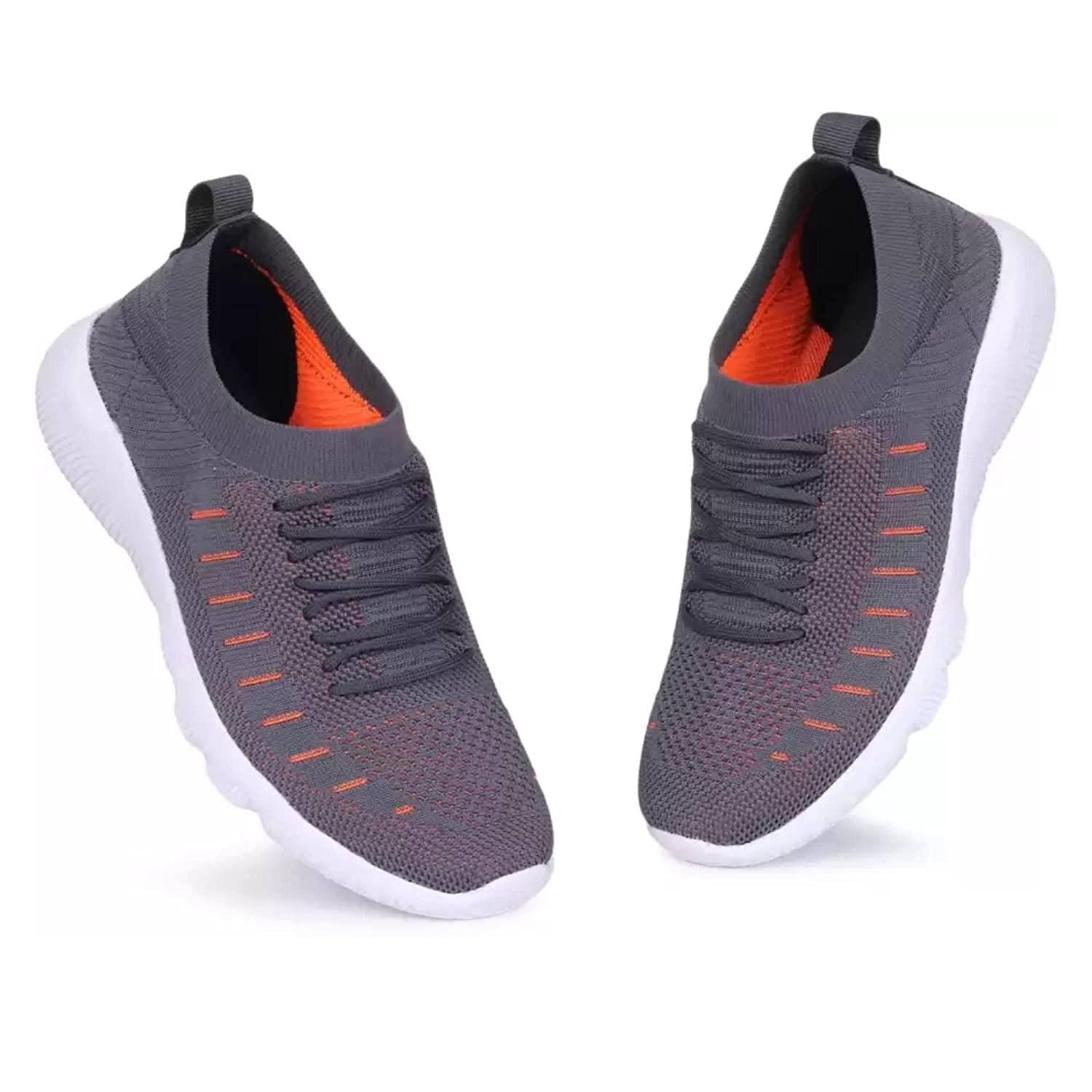 FAST TRAX-22509-Zebra Orange D.Grey Running Shoes For Men